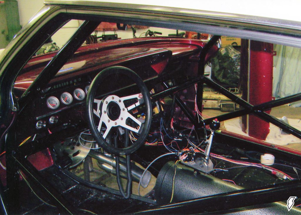 1962 Chevy Impala Drag Car Cockpit Under Construction