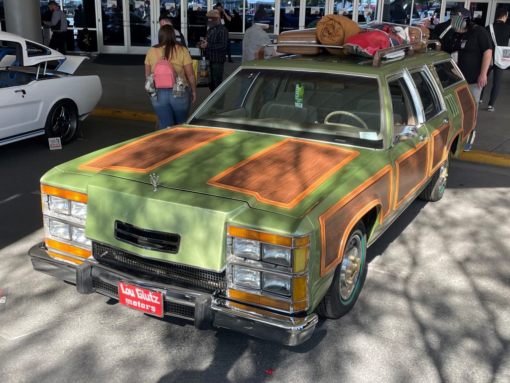 family truckster wagon queen station wagon from lampoons vacation, front
