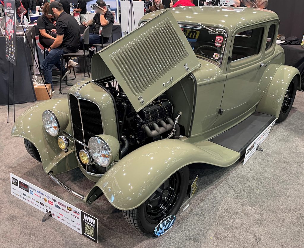vintage ford coupe hot rod