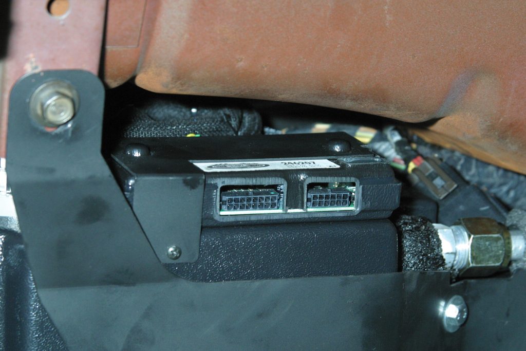 computer terminal connections on a vintage air A/C system controller