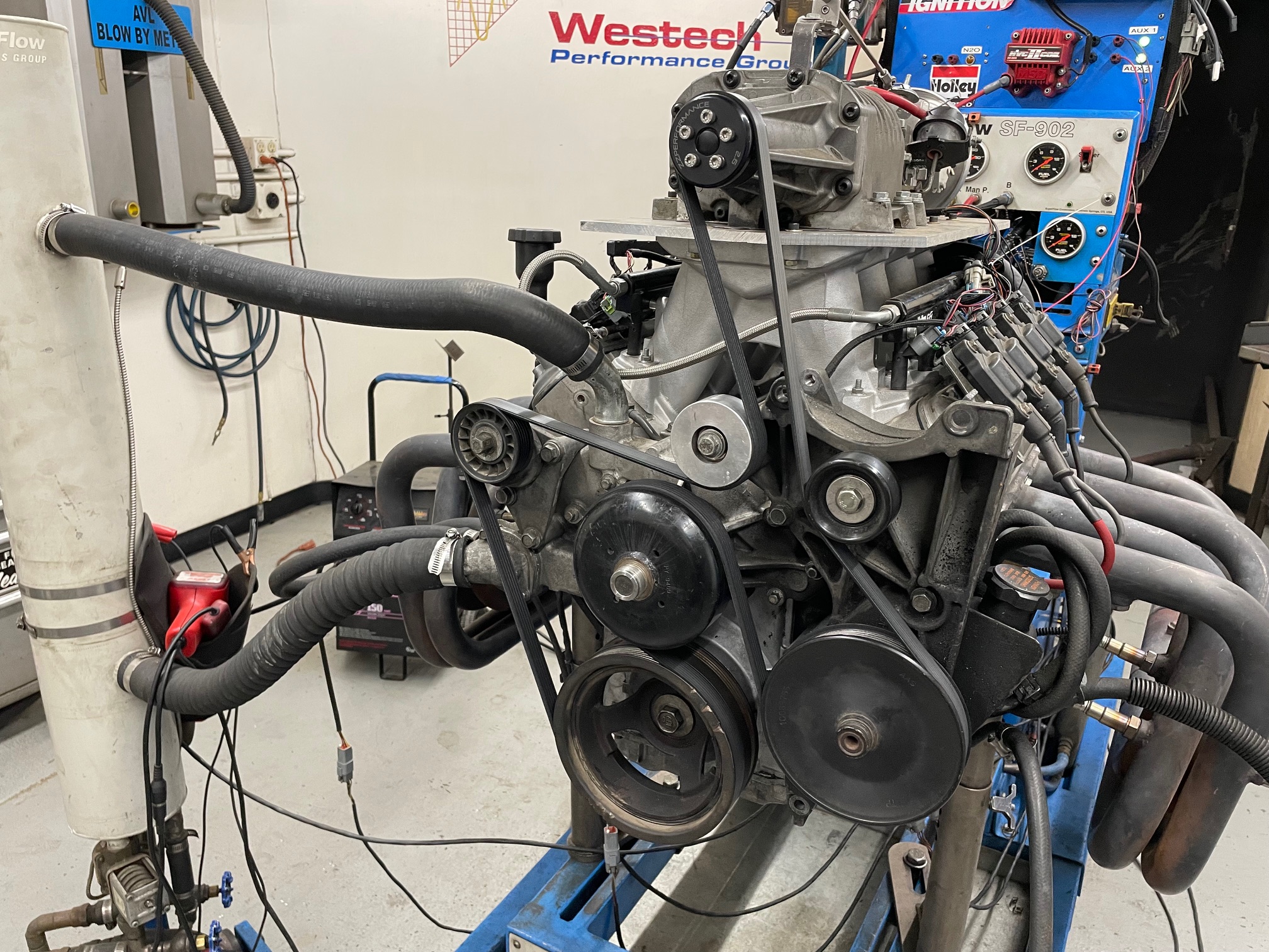 Junkyard LS Blower 4.8L Trick Flow 220 Cylinder Head Test