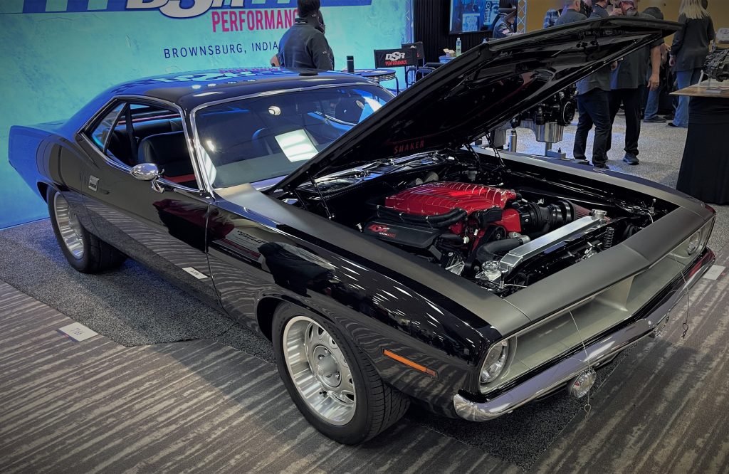 plymouth barracuda with supercharged gen 3 hemi swap