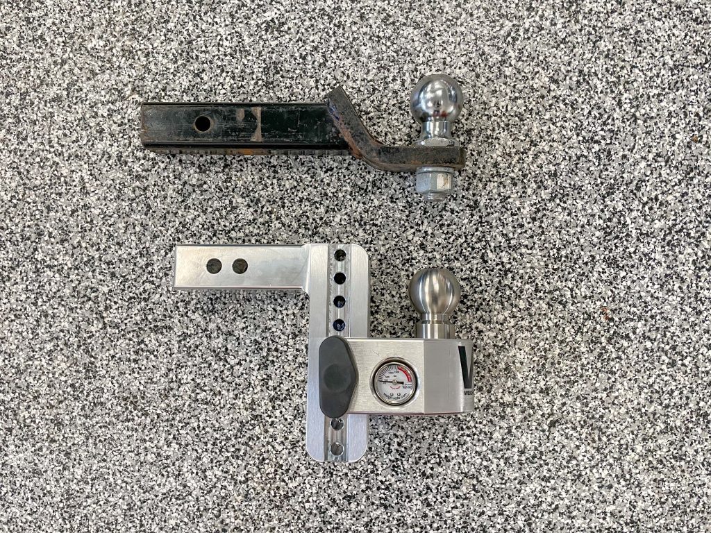 side by side comparison of receiver hitches