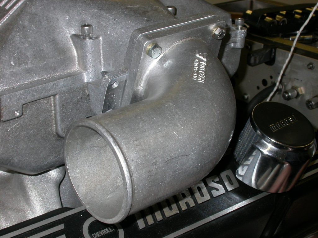 elbow bend in supercharger tubing