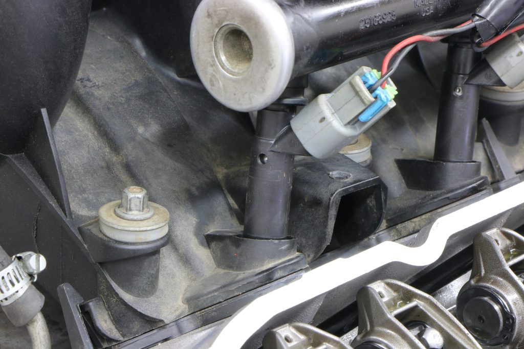 fuel injector plug on an ls engine