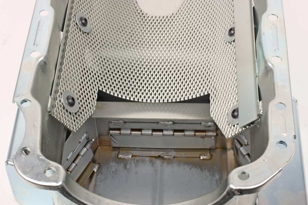 windage tray & trapdoors in am engine oil pan