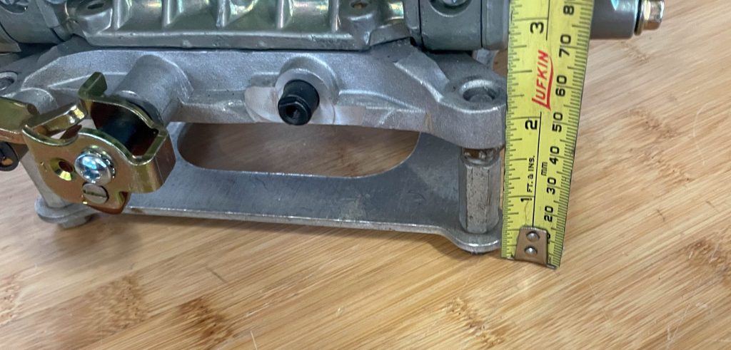 measuring a carburetor rise