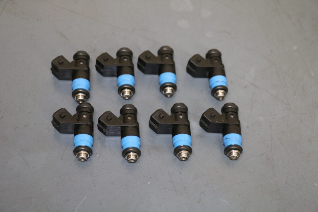 fuel injectors sitting on a table