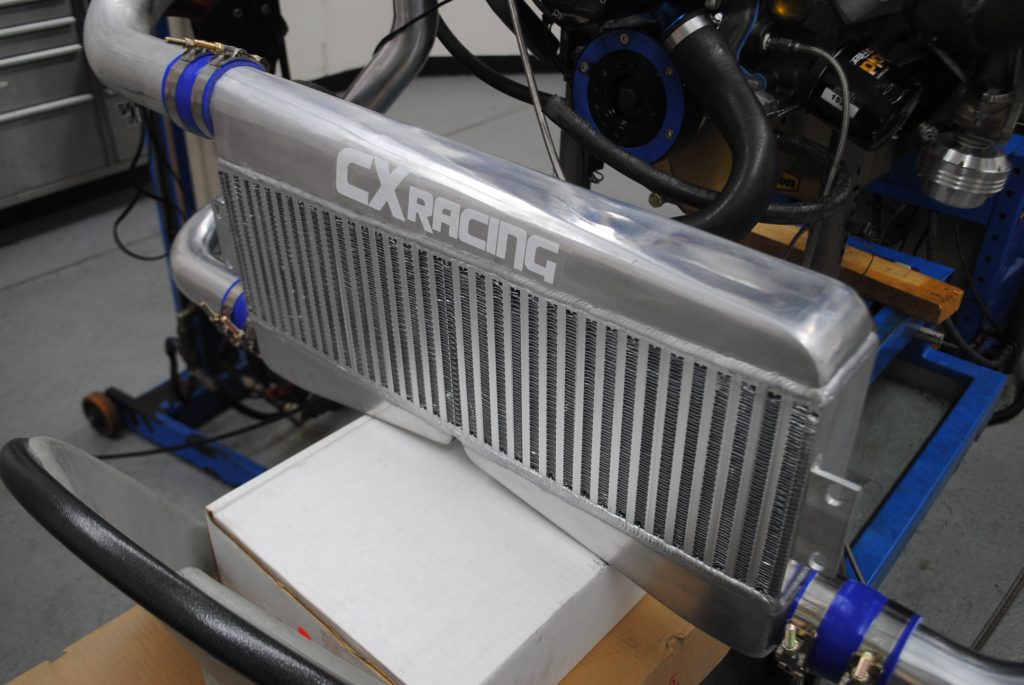 large intercooler for an engine dyno test