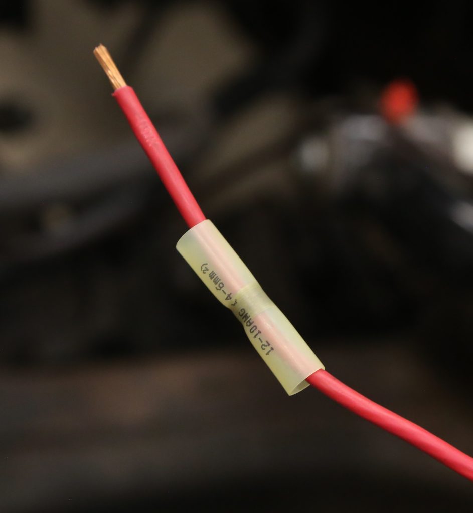 a wire butt joint splice