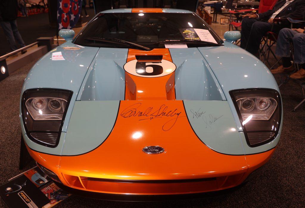 ford gt autographed by carrol shelby