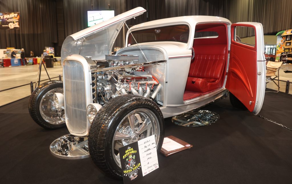 1932 ford hot rod 3 window coupe