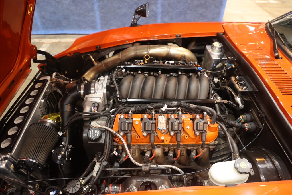 ls engine swapped in a datsun 240z