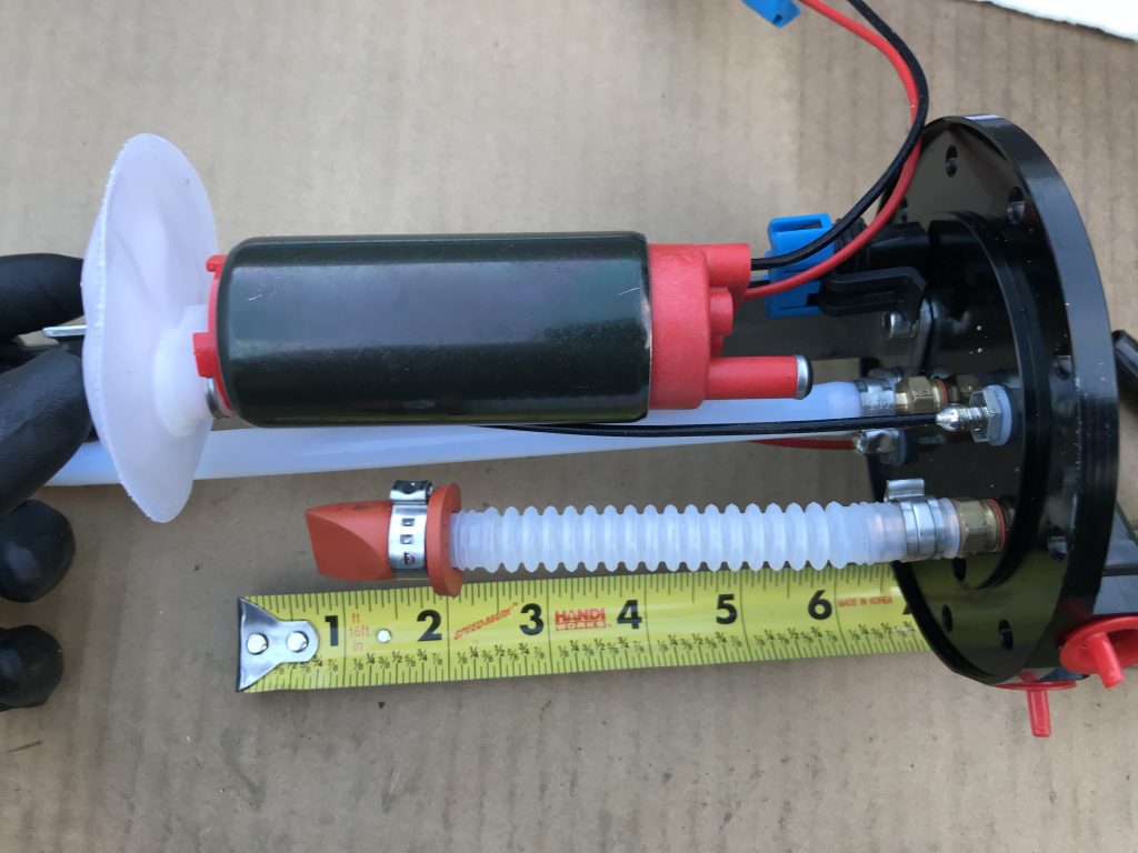 measuring for a fuel pump install depth