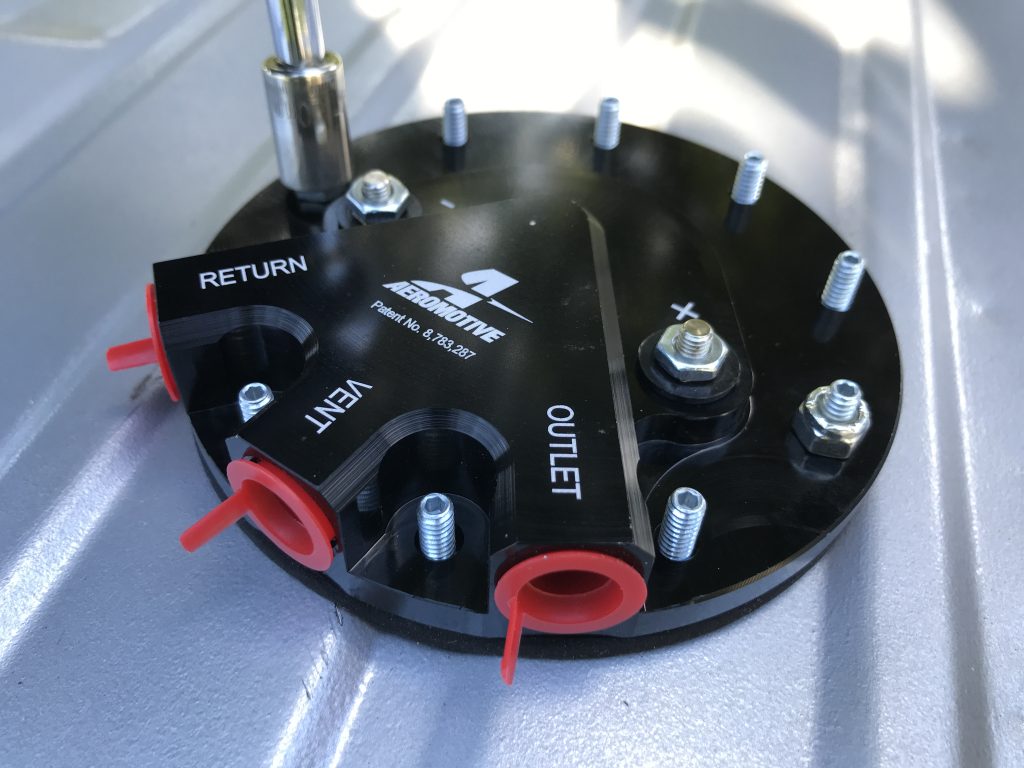 Plugged ports in an Aeromotive fuel pump