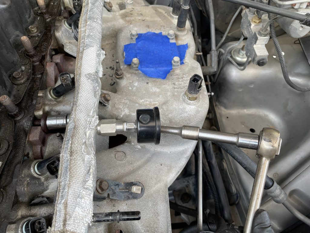 intake manifold on a Jeep Cherokee xj 4.0L engine