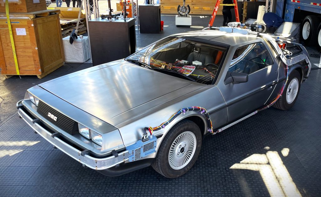 Back to the Future Delorean DMC-12 Movie Replica, driver side