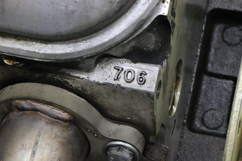 706 casting mark on an ls engine cylinder head