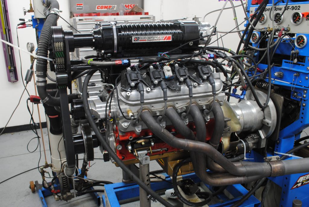 blown engine on a dyno test run