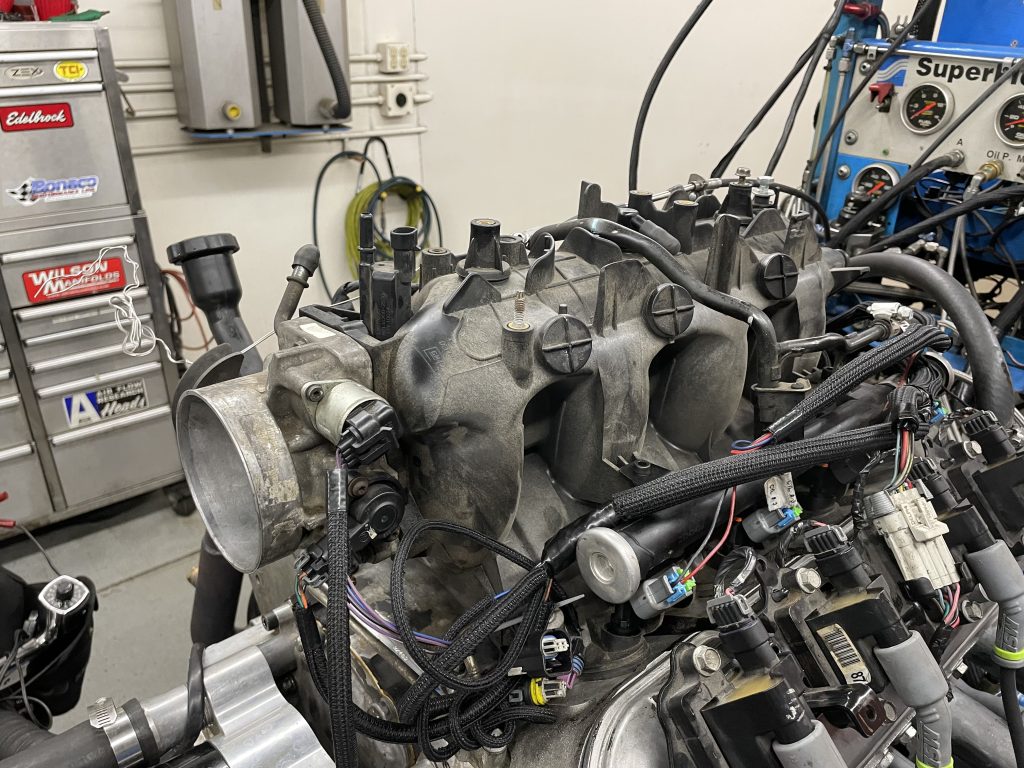 tall ls truck engine intake on an l33 ls