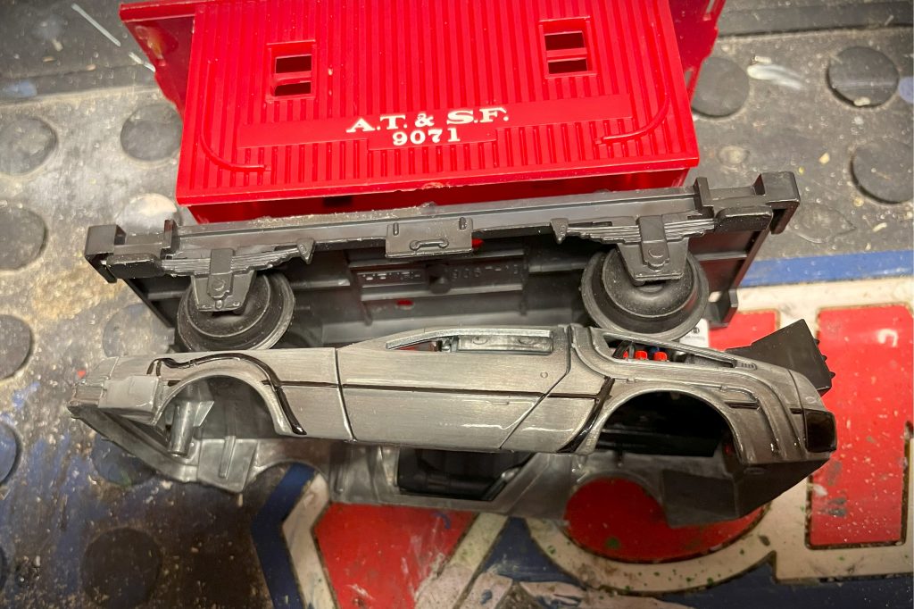 caboose and delorean wheelbase comparison