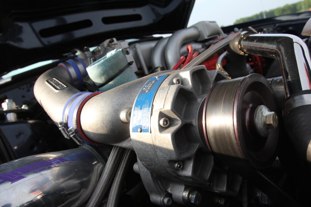 centrifugal supercharger on a ford windsor v8