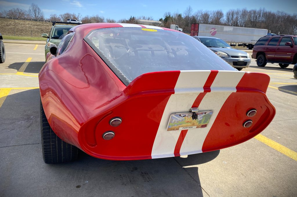 Factory 5 Daytona Coupe Kit Car, rear kammback