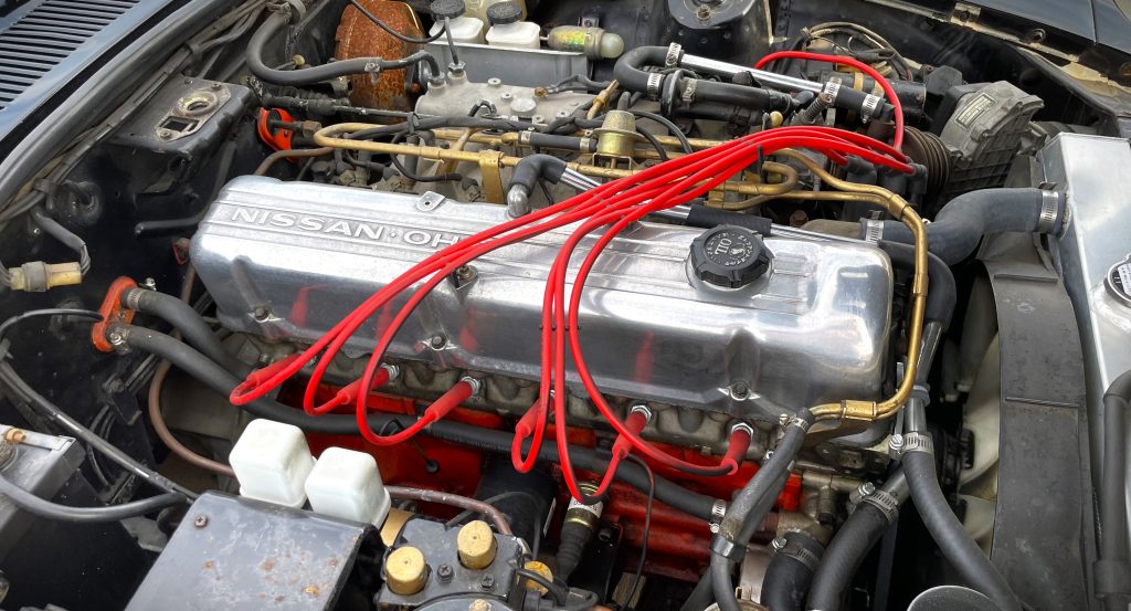 2.8L inline six in a datsun nissan 280z sports car
