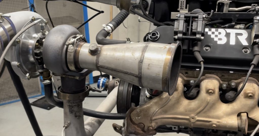 turbocharger power cone installed