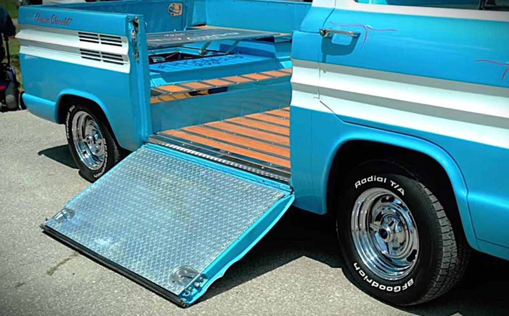 corvair rampside with ramp lowered