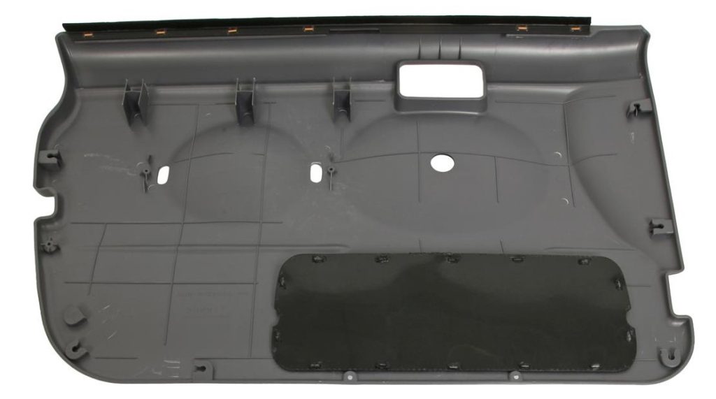 Jeep Wrangler Interior Door Panel Reproduction, backside