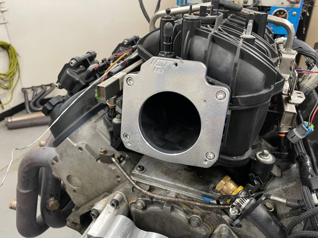 ict billet throttle body adapter spacer