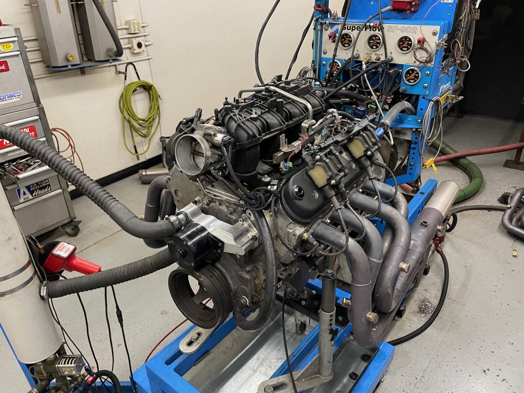 ls engine on dyno run