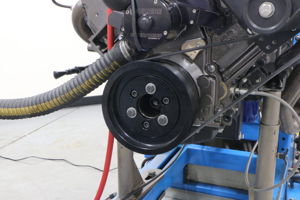 crank pulley on an LS engine