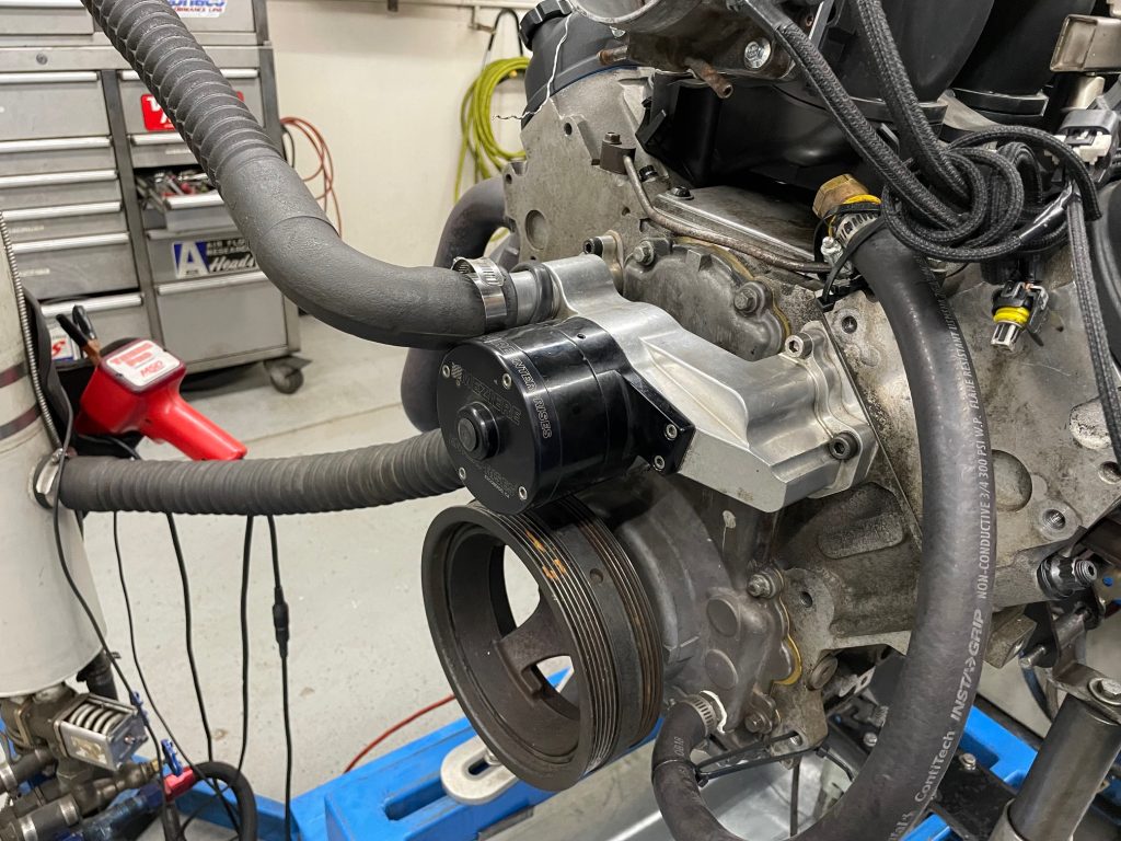 electric water pump on an ls engine