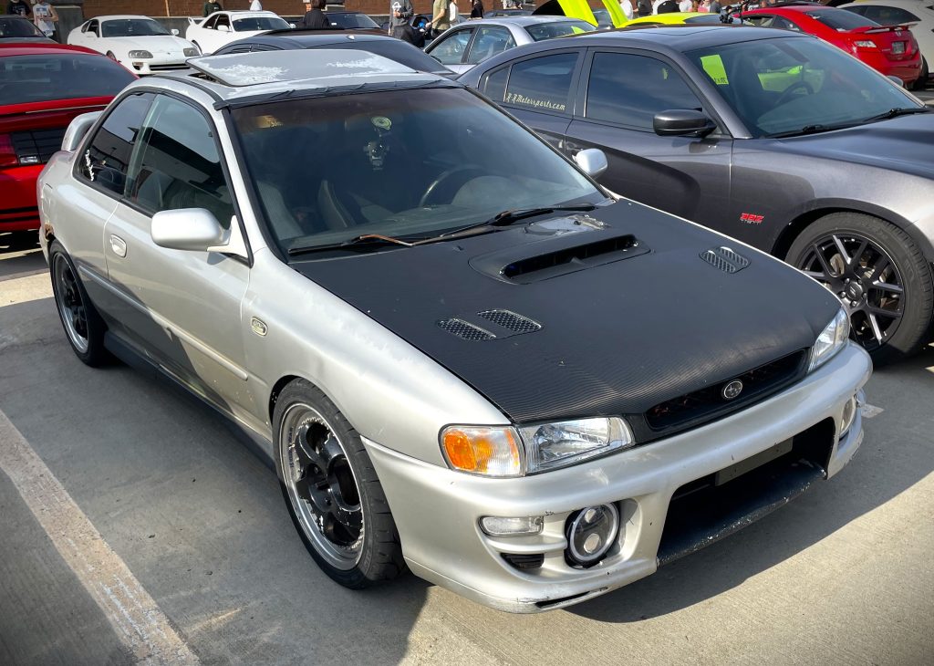 Silver Subaru 2.5 RS