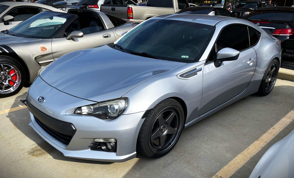 Silver Subaru BRZ Sports Car