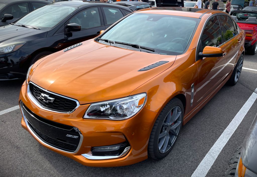 Orange Chevy SS Sedan from Holden