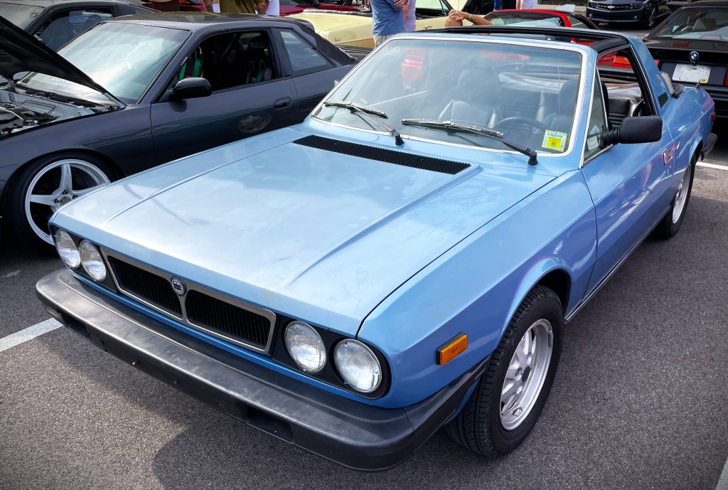 Blue Lancia Zagato Fuel Injected Coupe