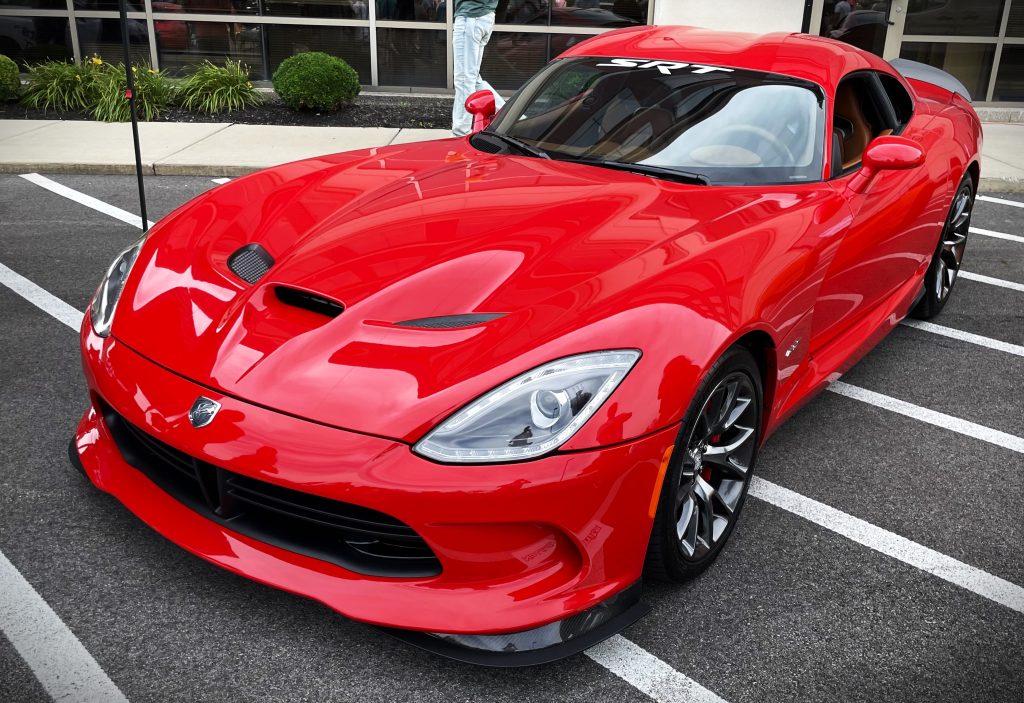 Red Dodge Viper SRT