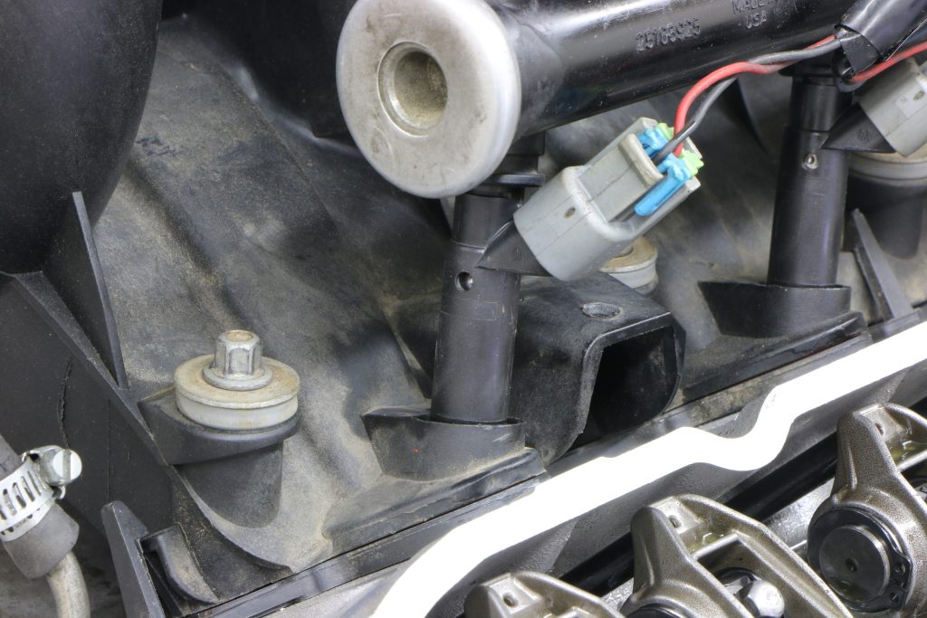 fuel injector installed in an intake