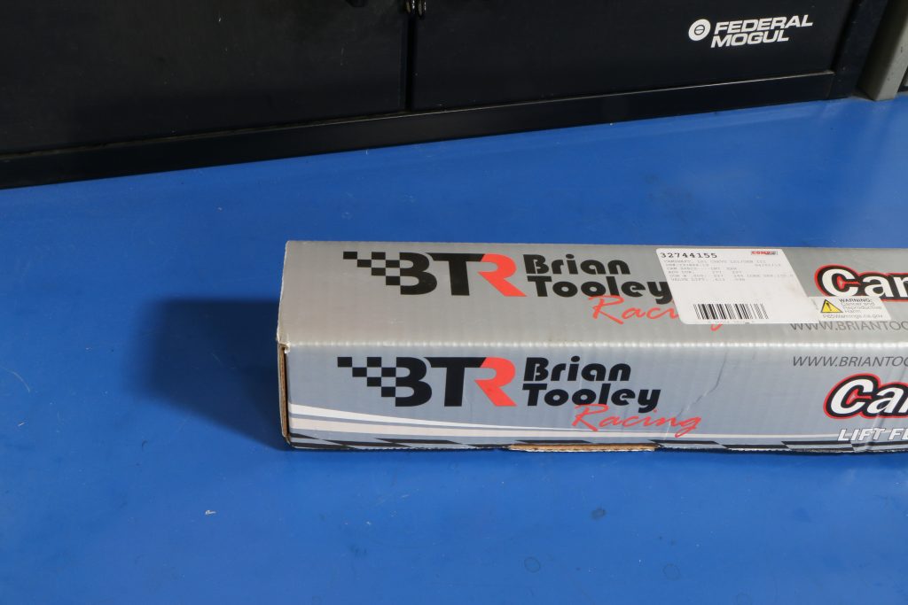 brian tooley racing camshaft box on table