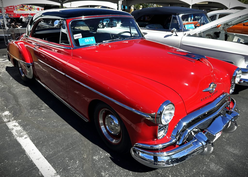 postwar Oldsmobile coupe