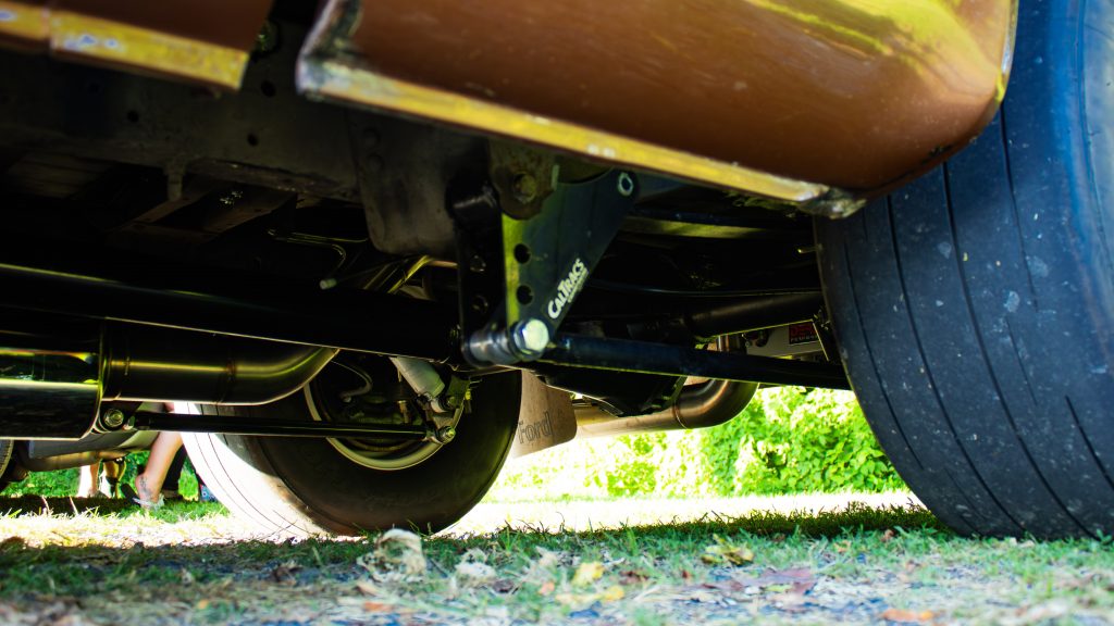 cal trac suspension installed on a chevy truck