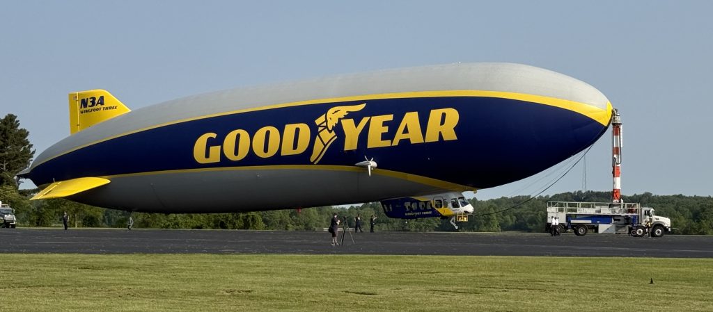 Goodyear Wingfoot 3 docked at airfield