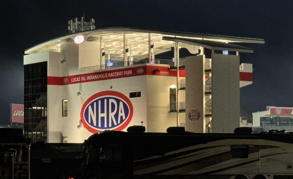 new wally parks press box at Indianapolis