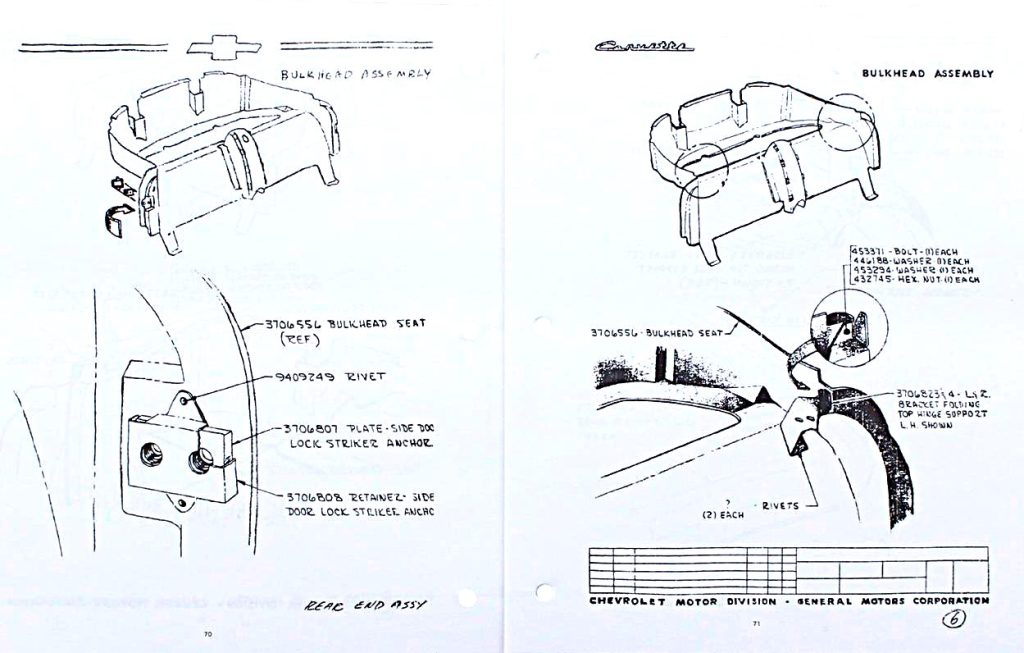 page from corvette repair manual