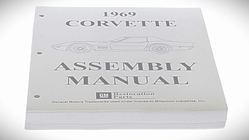 side view of a corvette assembly manual