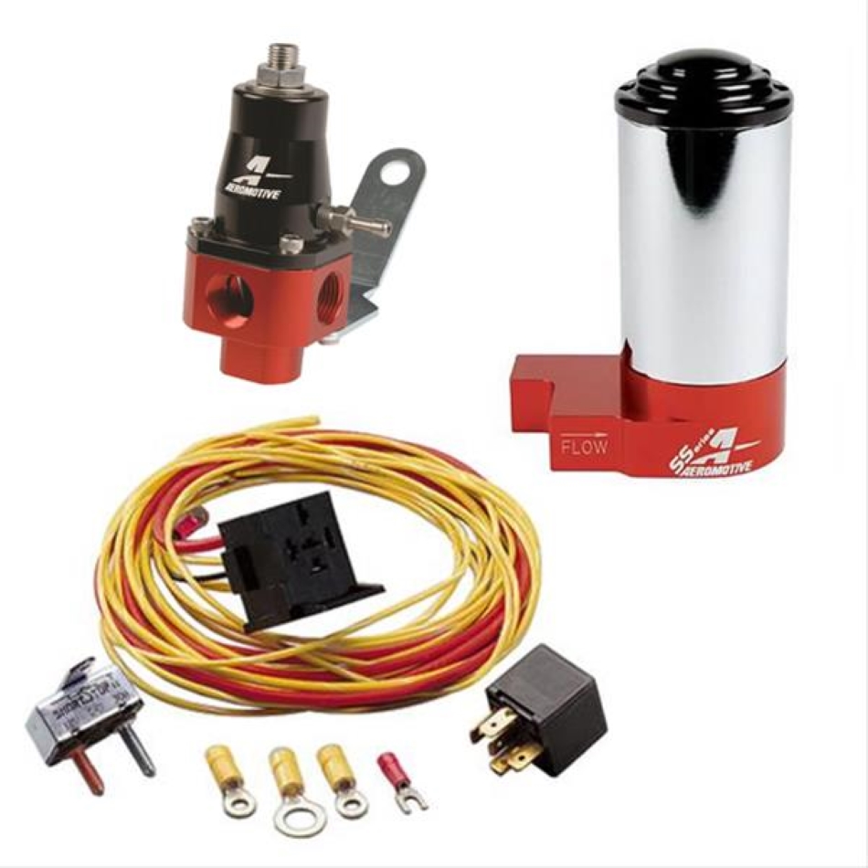Summit Racing Fuel Pump and Regulator Pro Pack with Aeromotive Electric Fuel Pump