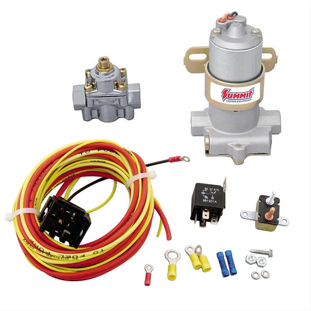Summit Racing Fuel Pump and Regulator Pro Pack with Summit Racing Electric Fuel Pump